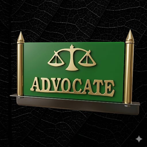 Advocate High Court Bar Council (Square Plates)