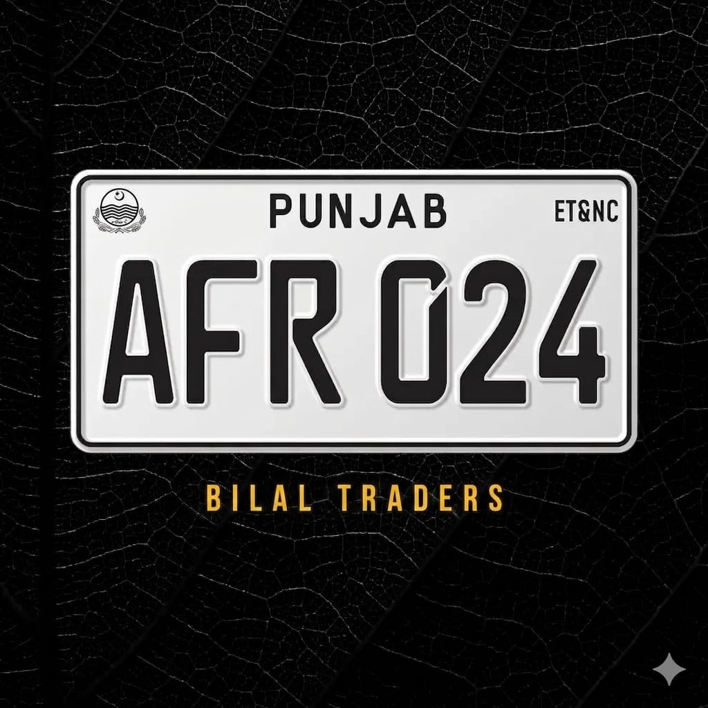 All Punjab Upper Side Embossed Replica Number Plate