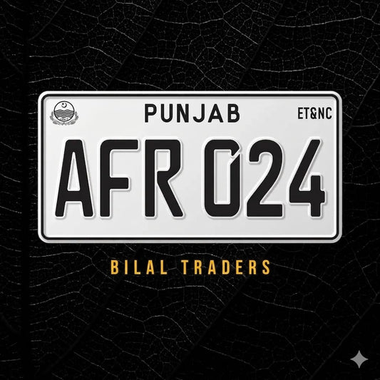 All Punjab Upper Side Embossed Replica Number Plate